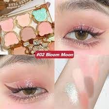 XIXI Bảng Phấn Mắt 6 Ô Work Bear 6 Color Eyeshadow Palette