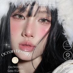 Lens Thời Trang DOUYIN (Cặp) - Ocean Brown