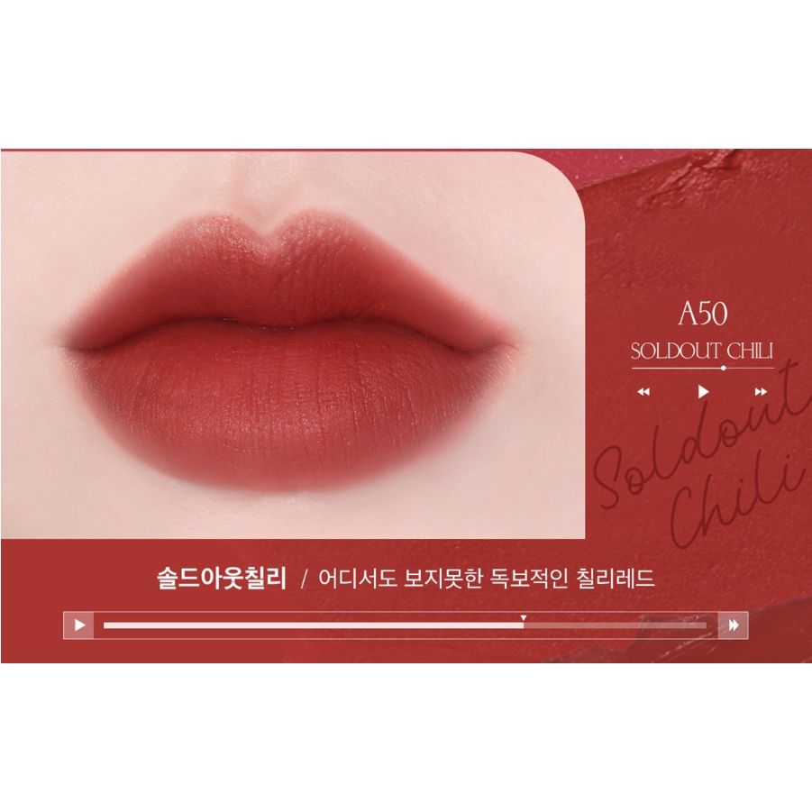 Son Kem Lì BLACK ROUGE Air Fit Velvet Tint Ver.9 Acoustic Mood