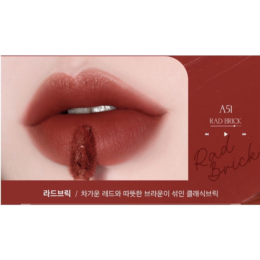 Son Kem Lì BLACK ROUGE Air Fit Velvet Tint Ver.9 Acoustic Mood