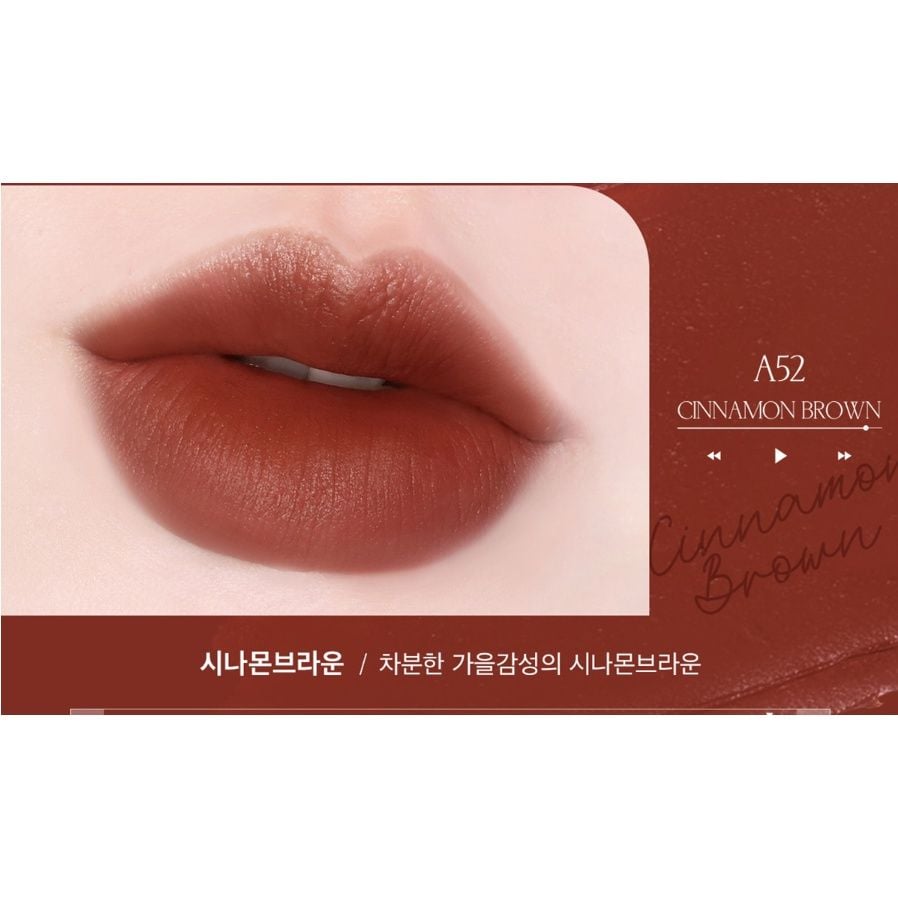 Son Kem Lì BLACK ROUGE Air Fit Velvet Tint Ver.9 Acoustic Mood