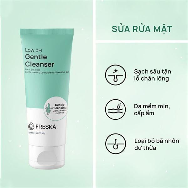 Sữa rửa mặt Freska  Low pH Gentle Cleanser 150ml