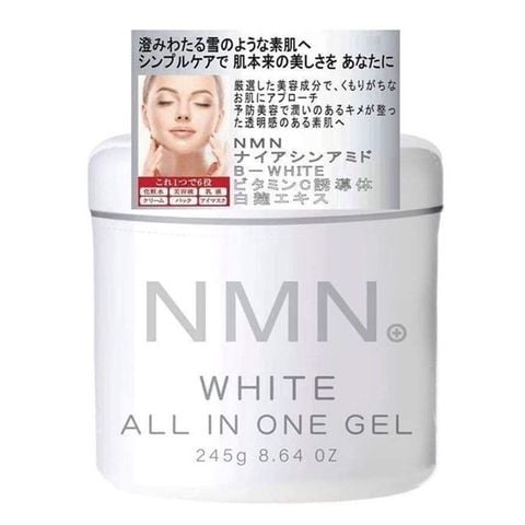 Gel Dưỡng Ẩm, Ngăn Ngừa Lão Hóa Da NMN White All In One Gel 245g