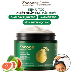 Kem Ủ Tóc Bưởi Giảm Gãy Rụng Tóc Mềm Mượt Chắc Khỏe The Cocoon Pomelo Hair Mask 200ml