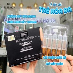 SET 5 ỐNG Ampoule Chống Oxy Hoá, Trẻ Hóa & Làm Sáng Da 5% Proteum 89+, 15% Vitamin C-Tech - MartiDerm Black Diamond Skin Complex Advanced