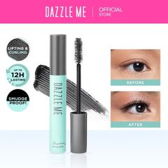 Mascara Chống Thấm Nước Làm Cong Và Dày Mi DAZZLE ME Holy Moly Volume Mascara 01 Black Màu Đen 2gr