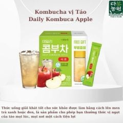 Trà KOMBUCHA Giảm Cân, Đẹp Dáng, Đẹp Da - Hộp 20 Gói (Tặng Bình)