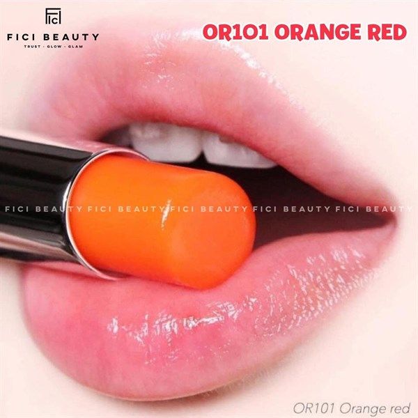 Son Dưỡng Môi Có Màu YNM Candy Honey Lip Balm - OR101 Orange Red - Tone CAM