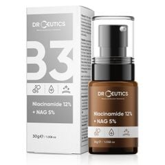 Serum B3 Dr.Ceutics Niacinamide 12% + NAG 5% Hỗ Trợ Làm Sáng Da, Kiềm Dầu, Se Khít Lỗ Chân Lông 30 ml