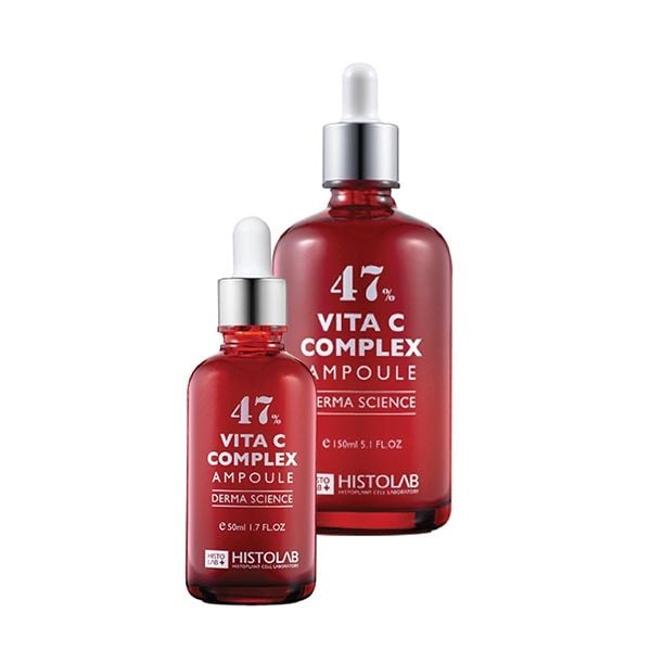 Tinh Chất Dưỡng Trắng, Mờ Thâm, Se Lỗ Chân Lông Histolab 47% Vita C Complex Ampoule 50ml