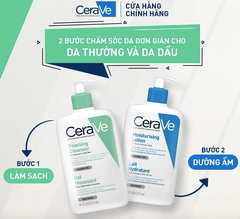 Sữa Rửa Mặt Sạch Sâu Cho Da Thường Đến Da Dầu Cerave Foaming Facial Cleanser