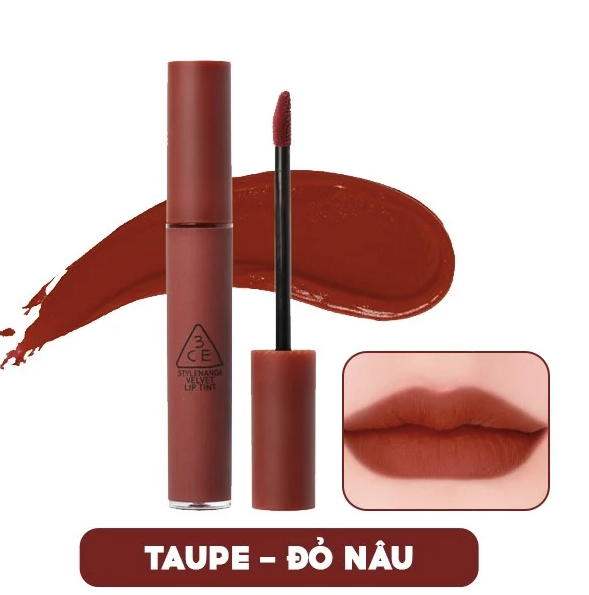 Son Kem Lì, Lên Màu Chuẩn 3CE Velvet Lip Tint 4g