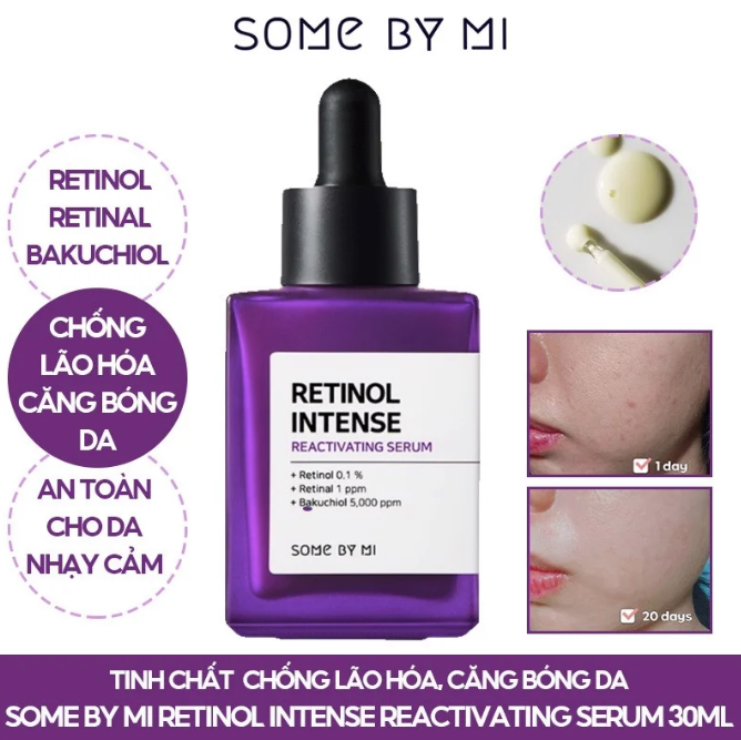 Tinh Chất Retinol Chống Lão Hóa, Căng Bóng Da Some By Mi Retinol Intense Reactivating Serum 30ml