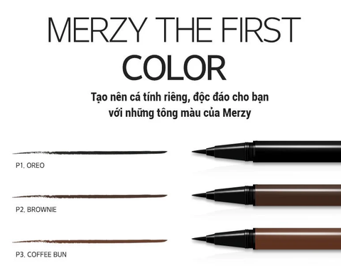 Bút Kẻ Mắt Nước Chống Trôi Merzy Another Me The First Pen Eyeliner