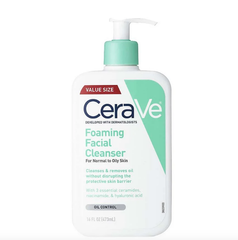 Sữa Rửa Mặt Sạch Sâu Cho Da Thường Đến Da Dầu Cerave Foaming Facial Cleanser