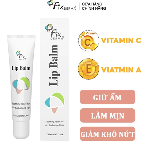 Son Dưỡng Fixderma Làm Mềm Môi 15mL