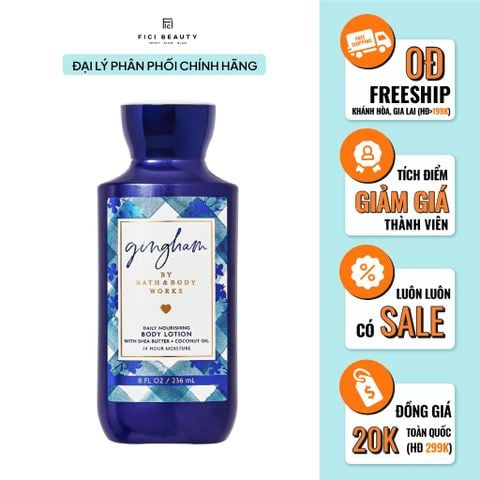 Dưỡng thể Bath & Body Works Gingham Body Lotion 236ml
