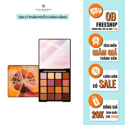 Bảng Phấn Mắt 16 Ô Lemonade Aesthetic Eyeshadow Palette