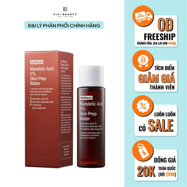 Nước Hoa Hồng Tẩy Tế Bào Chết By Wishtrend Mandelic Acid 5% Skin Prep Water 120ml