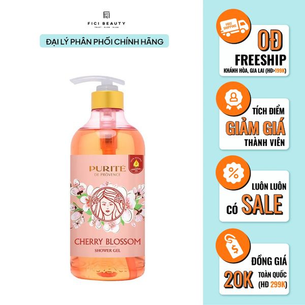 Sữa Tắm Thiên Nhiên Purité Shower Gel (Mua 1 tặng 1)