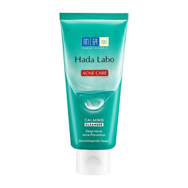 Sữa Rửa Mặt Cho Da Mụn & Nhạy Cảm Hada Labo Acne Care Calming Cleanser 80g