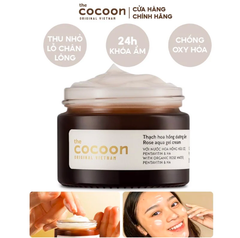 Kem Dưỡng Ẩm Dạng Thạch Từ Hoa Hồng Tươi Giúp Nuôi Dưỡng & Khóa Ẩm The Cocoon Rose Aqua Gel Cream 100ml