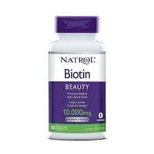 Viên Uống Chống Rụng, Hỗ Trợ Mọc Tóc & Giúp Móng Chắc Khỏe Natrol Biotin Beauty 10,000mcg - 100 viên