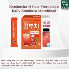 Trà KOMBUCHA Giảm Cân, Đẹp Dáng, Đẹp Da - Hộp 20 Gói (Tặng Bình)