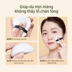 Phấn Phủ Dạng Bột Kiềm Dầu PERFECT DIARY Nắp Vàng 7g