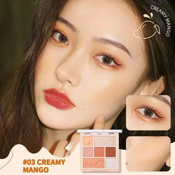 Bảng phấn mắt má và phấn má hồng bắt sáng Focallure 7 màu mềm lung linh 90g FA-192 #03