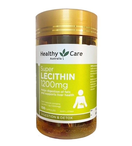 Viên Uống Mầm Đậu Nành Healthy Care Super Lecithin 1200mg - 100 viên