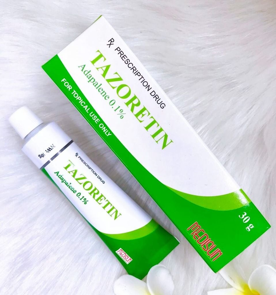 Gel Trị Mụn Ẩn, Mụn Trứng Cá Tazoretin Adapalene 0.1%