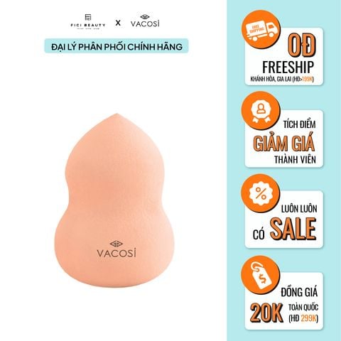 Bông Phấn Ướt Hồ Lô Vacosi Pear Blender Pro Sponge - BP06