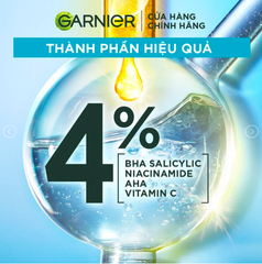 Tinh Chất Dưỡng Sáng Da Vượt Trội, Mờ Thâm Nám Garnier Bright Complete Anti-Acne Booster Serum 30ml