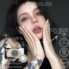 Lens Thời Trang DOUYIN ( 1 cặp) - FROZEN GRAY 0 độ