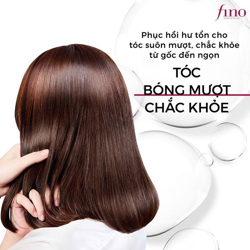 Kem Ủ Dưỡng Ẩm, Giúp Tóc Phục Hồi, Suôn Mượt Fino Premium Touch 230g