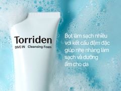 Sữa Rửa Mặt Torriden Tạo Bọt Dưỡng Ẩm Dal DIVE-IN Low Molecular Hyaluronic Acid Cleansing Foam 150ml