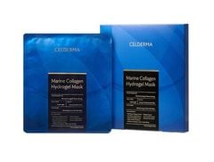 Mặt Nạ Thạch Celderma Marine Collagen Hydrogell Dưỡng Ẩm, Căng Bóng Da 30g ( Xanh )