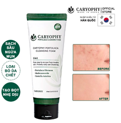 Sữa Rửa Mặt Làm Sạch Sâu, Phục Hồi Da Caryophy Portulaca Cleansing Foam 150ml
