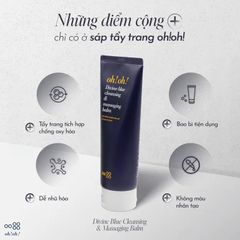 Sáp Tẩy Trang Làm Sạch Sâu, Trẻ Hóa Da Oh!Oh! Divine Blue Cleansing & Massaging Balm 150ml