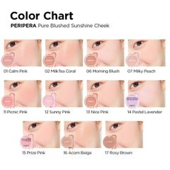 Phấn Má Hồng Siêu Xinh Peripera Pure Blushed Sunshine Cheek 4.2g
