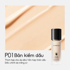 Kem Nền Carslan Dạng Lỏng Kiểm Soát Dầu Lâu Trôi Chống Thấm Nước Suốt 24h 30g
