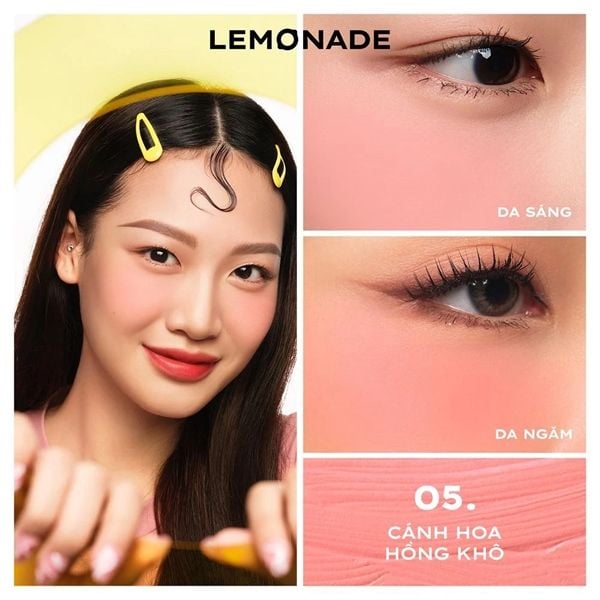 Phấn Má Dạng Kem Lemonade Perfect Couple Blush – 5 Years 8.5g
