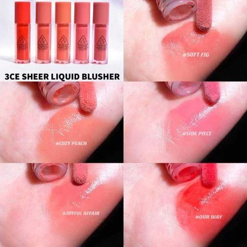 Má Hồng Dạng Kem 3CE Sheer Liquid Blusher