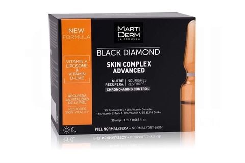 Ampoule Chống Oxy Hoá, Trẻ Hóa & Làm Sáng Da Martiderm Black Diamond Skin Complex Advanced - 30 ống (2ml x 30)