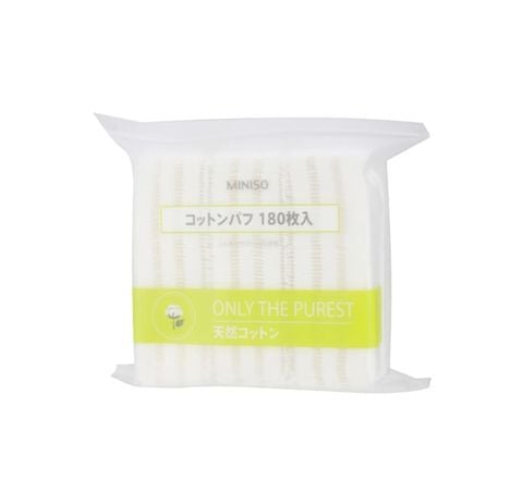 Bông Tẩy Trang Miniso Only The Purest - 180 miếng