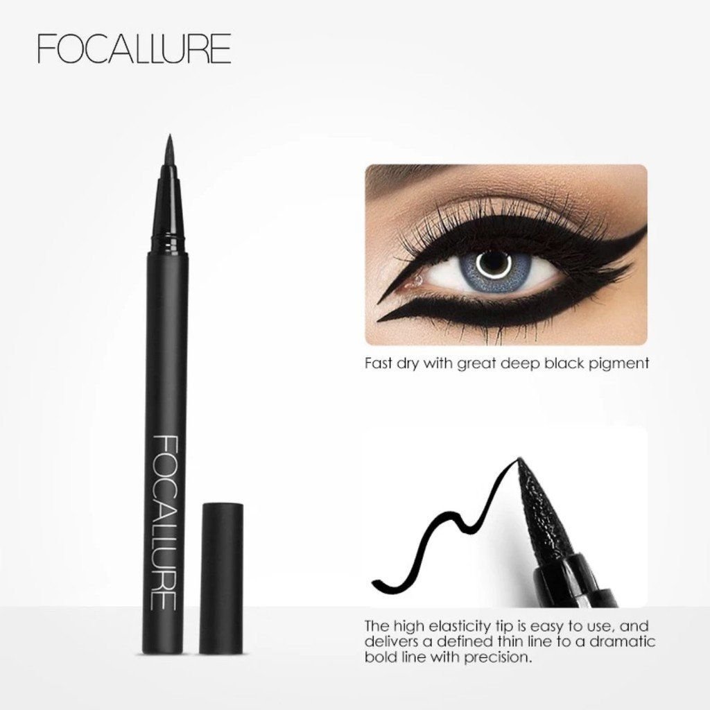 Bút Kẻ Mắt Focallure Liquid Eyeliner Pen Make Up 24 Hours Long Lasting Waterproof Ink Quick Drying Eyeliner FA13