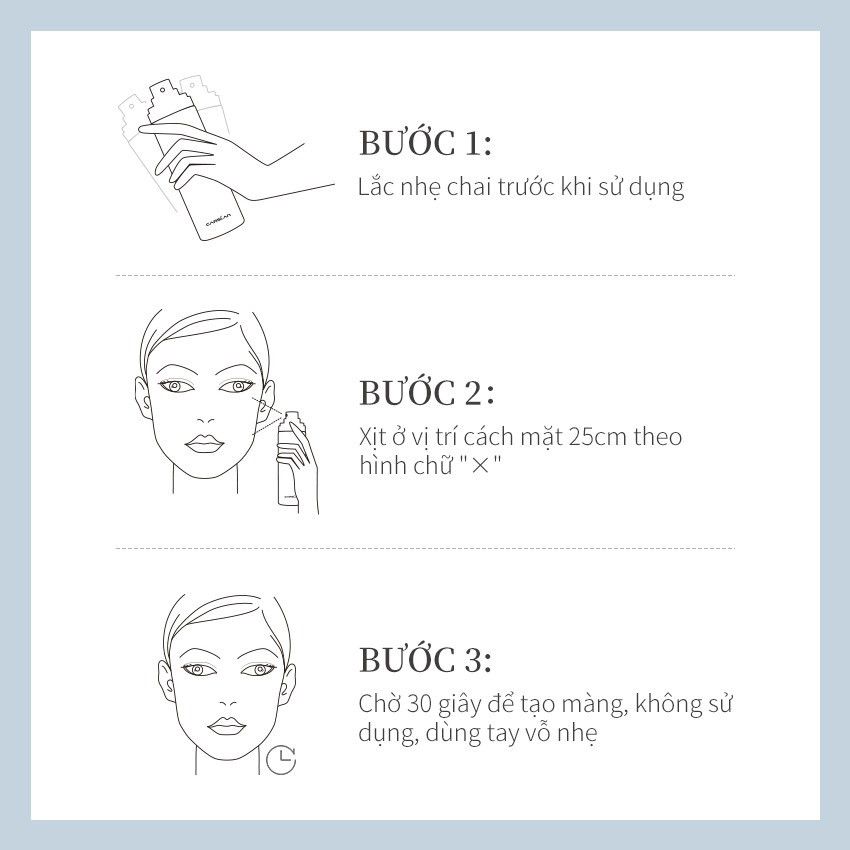 Chai Xịt Cố Định Lớp Trang Điểm Carslan Lâu Trôi Và Kiểm Soát Dầu Trên Da 50ml - Trong Suốt