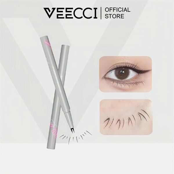 Bút phẩy mi kẻ mắt 2 đầu linh hoạt tinh tế tự nhiên VEECCI