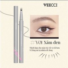Bút phẩy mi kẻ mắt 2 đầu linh hoạt tinh tế tự nhiên VEECCI